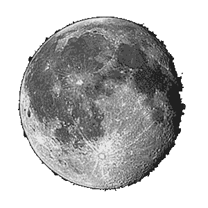 Mölndal: waning moon