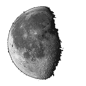 Burdur: waning moon