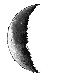 Brisbane: waning moon