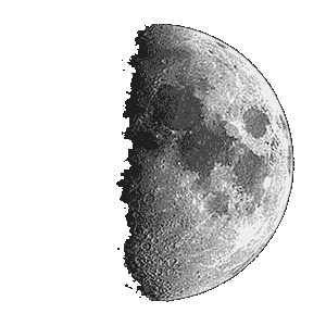 Iona: waxing moon